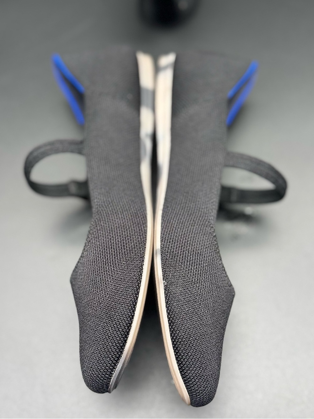 Rothy's Mary Jane Flats /Black and Navy Ballet-shoes 7.5 size - Picture 2 of 6